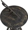 vidaXL Slnečné hodiny bronz 35,5 x 82 cm plast Náhľad obrázku produktu 1