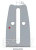 A diagram of a chainsaw bar with measurement annotations and a watermark. Náhľad obrázku produktu