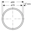 Geberit Rohr, Silent-db20, DN90, 90x3000mm, PE-S2, schwarz, Produktbild-Vorschau 6