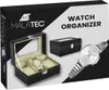 Product packaging for a watch organizer, showing the product and a watch. Náhľad obrázku produktu