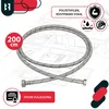 KOTARBAU® Flexschlauch Wasserschlauch 200cm Panzerschlauch Produktbild-Vorschau 5