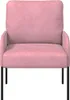 vidaXL Sofas mit Kissen 55cm Rosa Sperrholz Produktbild-Vorschau 4