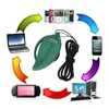 A diagram showing various electronic devices connected by arrows, with a green leaf-shaped device in the center. Voir les images du produit