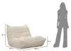 Fotel Mask White – tapicerka Bouclé z wypełnieniem Podgląd zdjęcia produktu 16