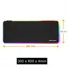 A product shot of an RGB gaming mousepad with dimensions indicated. Produktbild-Vorschau