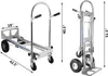 SucceBuy 3 in 1 Alluminio pieghevole Sack Truck 660LBS Anteprima dell’immagine prodotto 2