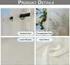 Outdoor Vorhang mit Ösen Wasserdicht Transparent Gardinen Produktbild-Vorschau 6