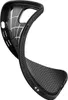 A black phone case is shown bent to reveal its interior. Produktbild-Vorschau