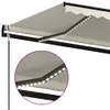 vidaXL Automatische Markise mit LED & Windsensor 400x350 cm Produktbild-Vorschau 6