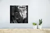 MuchoWow® Poster Frau - Schwarz - Silber 30x30 cm - Produktbild-Vorschau 5