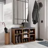 KOMTO Schuhbank mit Sitzfläche - Schuhregal Schuhschrank Produktbild-Vorschau 2