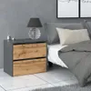 STIV Meble | Szafka na buty z klapami | Szary Mat / Dąb Podgląd zdjęcia produktu 14