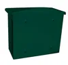 A dark green mailbox is shown against a white background. Produktbild-Vorschau