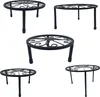 Support à fleurs Relaxdays, lot de 5 pièces, rond, robuste, Voir les images du produit 1
