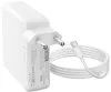 A white USB-C power adapter with a coiled cable. Produktbild-Vorschau
