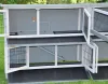 Doppel Kleintierstall Bommel Deluxe grau Produktbild-Vorschau 5