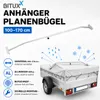 Bituxx 3er Set Anhänger Flachplanenbügel 100 - 170 cm Produktbild-Vorschau 2