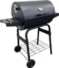 A black charcoal grill on a white background. Voir les images du produit