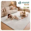VOUNOT® Weicher Kurzflor Teppich Wohnzimmer mit Produktbild-Vorschau 2
