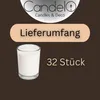 Candelo Votivkerzen 32 Kerzen im Glas -  Weiße Stilvolle Produktbild-Vorschau 6