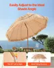 SucceBuy Słomiany parasol w stylu hawajskim na plażę i Podgląd zdjęcia produktu 3