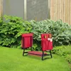 Relaxdays Panca per inginocchiarsi con tasche, imbottita, Anteprima dell’immagine prodotto 2