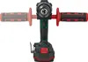 A cordless hammer drill with two auxiliary handles is shown against a white background. Produktbild-Vorschau