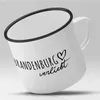 Huuraa Emaille Tasse an der Havel  Geschenk Kaffeebecher Produktbild-Vorschau 2
