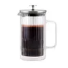 French Press, 1 litr, kávovar/čajovník ze skla, kávovar s Náhled obrázku produktu 2