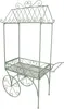 Deko-Servierwagen Vintage, Metall, Mintgrün, Maße: 108 x 56 Produktbild-Vorschau 2