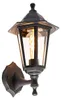 Klasyczna lampa ścienna zewnętrzna czarna IP44 - New Haven Podgląd zdjęcia produktu 2