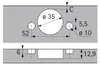 Möbel-Topfscharnier, Sensys 8639i, 9088073, 95°, Produktbild-Vorschau 4