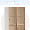 Lot de 2 vitrines - 80 x 40 x 160 cm, blanc - Éclairage LED Voir les images du produit 3