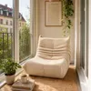 ProximaX  Teddy Sitzsack Beige Liegesessel mit Form-Schaum, Produktbild-Vorschau 2
