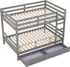 OKWISH Lit Superposé 140×200 cm avec 2 Tiroirs de Rangement Voir les images du produit 10