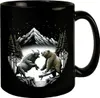 Börsianer Geschenk Tasse schwarz in Schwarz Produktbild-Vorschau 1