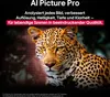 A close-up marketing image of a leopard's face with overlaid text promoting "AI Picture Pro". Náhľad obrázku produktu