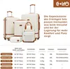 Koffer Trolley Koffer Reisekoffer von ABS Hartschalen Produktbild-Vorschau 7