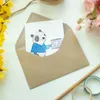 Mr. & Mrs. Panda babykarte Facharzt für Radiologie Herz - Produktbild-Vorschau 3