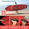 SUP SKATINGER Prana Magma Red 350x89x15 cm (11'6'') prkno Náhled obrázku produktu 3