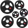 Hantelscheiben 2x 15 kg schwarz gummiert für 50 mm Produktbild-Vorschau 2