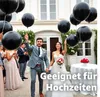 100x palloncini palloncini aria nera, elio decorazione di Anteprima dell’immagine prodotto 4