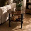 Kulatý konferenční stolek dvoupatrový, Ø 60 cm x 45 cm Náhled obrázku produktu 2