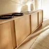 Minimalistischer TV-Schrank Hinoki 195 cm mit 4 Türen Produktbild-Vorschau 3