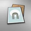 Gerahmtes Poster - Schwarzer Rahmen - Formen Rad Linien - Produktbild-Vorschau 3