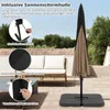 Parasol COSTWAY 300 cm, parasol à pied déporté avec Voir les images du produit 8