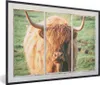 MuchoWow® Gerahmtes Poster Schottische Highlander - Natur - Produktbild-Vorschau 1