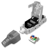 Netzwerkstecker Cat7 CAT 7 RJ45 Stecker 2x Steckverbinder Produktbild-Vorschau 2