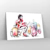 Bilder auf glas - Frau Taschen Reisen Tourismus - 120x80cm Produktbild-Vorschau 4