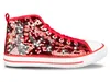 Damen Pailletten Schuhe, Sneaker, Turnschuhe Glitzer Produktbild-Vorschau 2